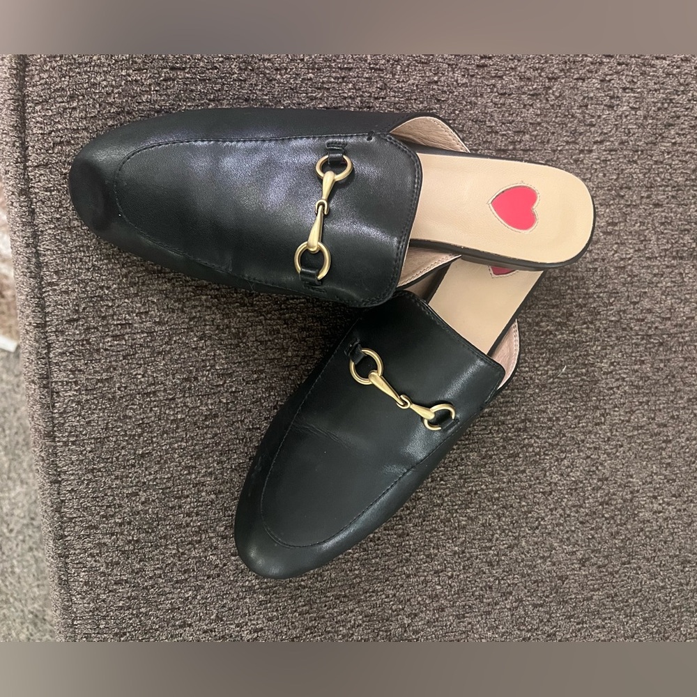 Arqa Real Leather Backless Loafer Slippers Mules Slide Slip‎ On Shoes sz 39
